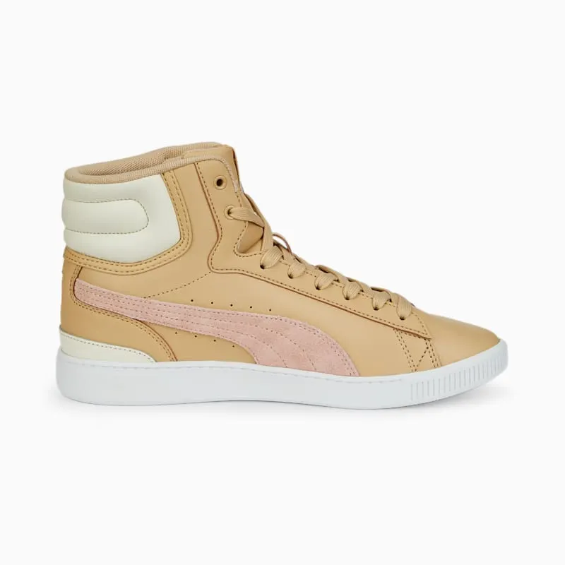 Puma Vikky v3 halfhoge leren Pink/Gold (38761004)