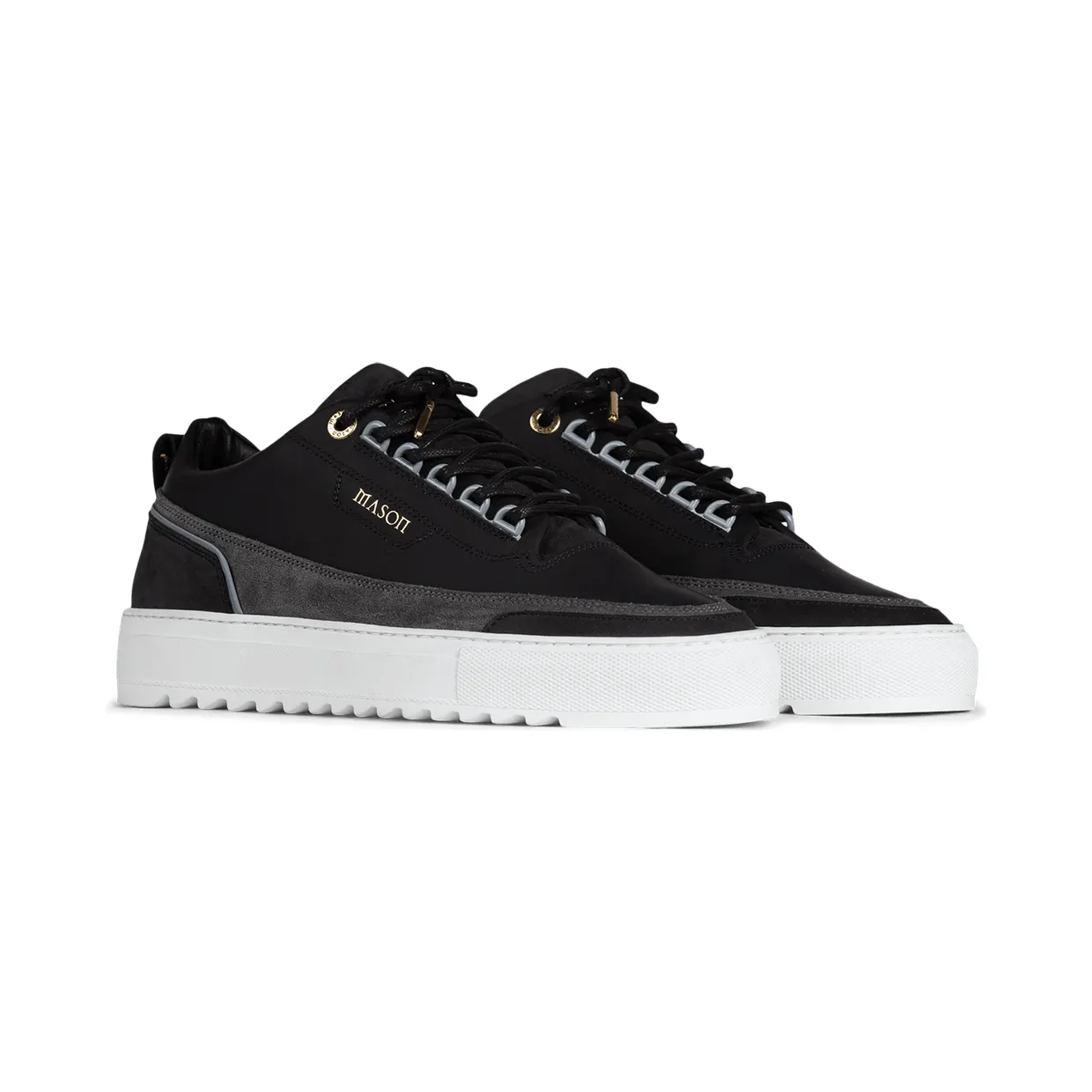 Mason Garments Firenze Gomma/Suede/Nubuck/Reflective Black/Asfalto/Cement (FW20-14D)