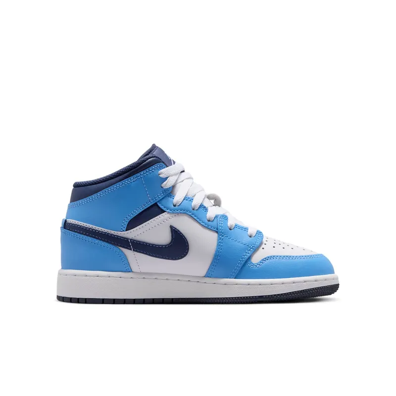 Jordan 1 Mid GS “University Blue Midnight Navy” (DQ8423-405)