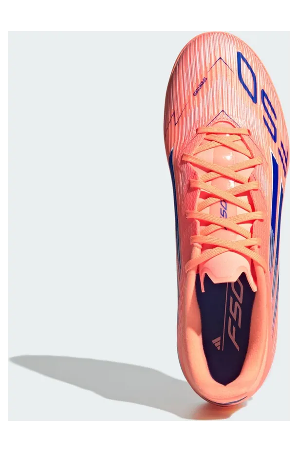 Adidas F50 League Turf Boots “Beam Orange / Lucid Blue / Cloud White” (JH7723)