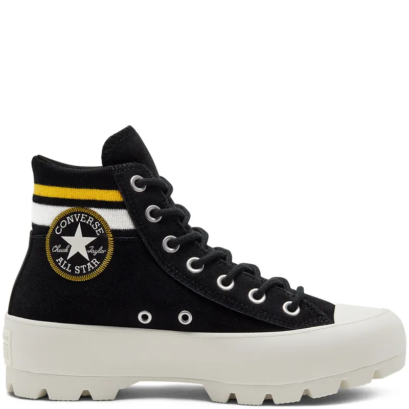 Converse Chuck Taylor All-Star Lugged Hi Varsity Black Amarillo (W) Black/Amarillo-Egret (566755C)
