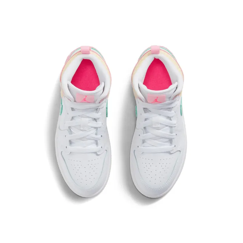 Jordan 1 Mid Paint Drip (PS) (DD1667-100)
