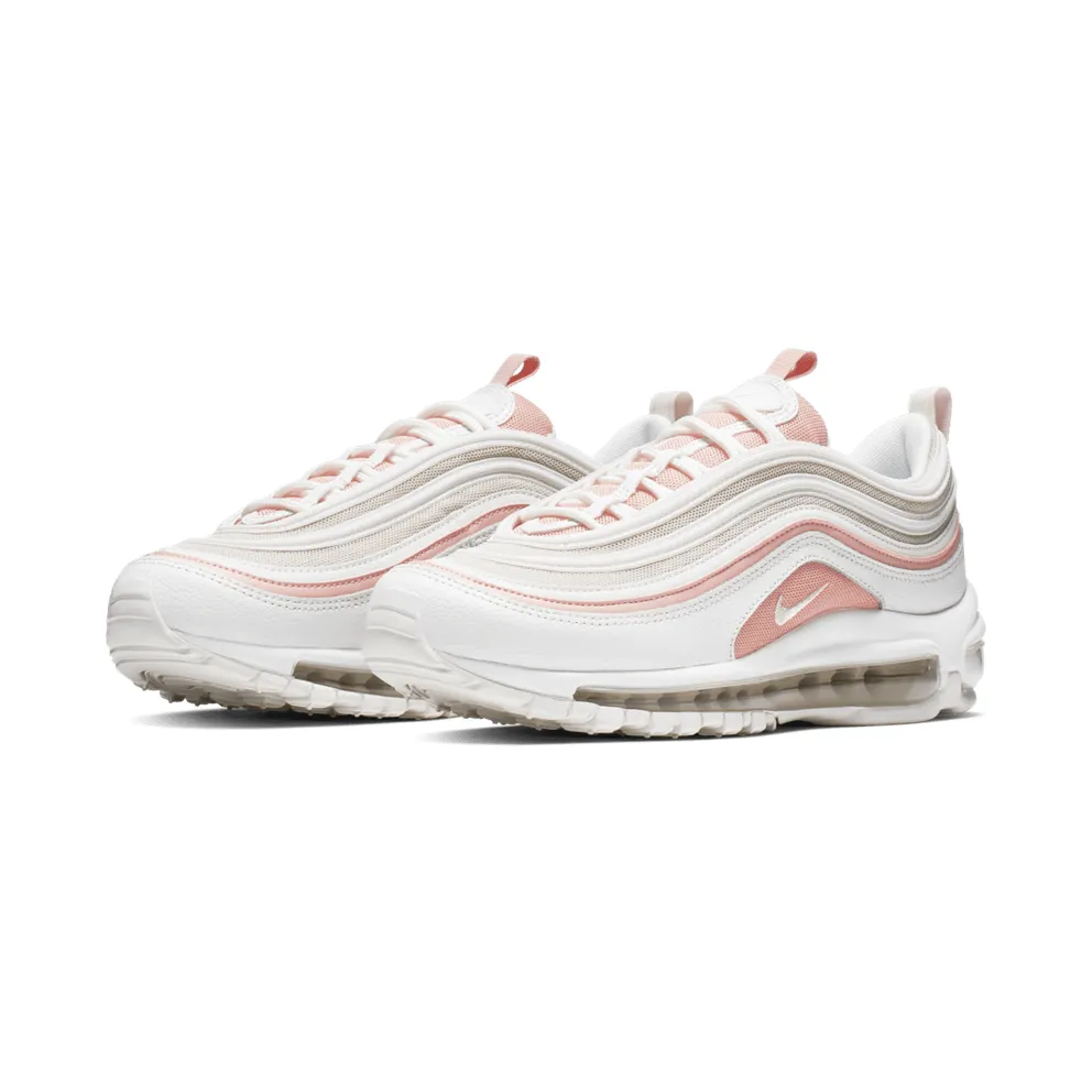 Nike Air Max 97 Summit White Bleached Coral (W) Summit White/Summit White-Bleached Coral-Desert Sand-White (921733-104)
