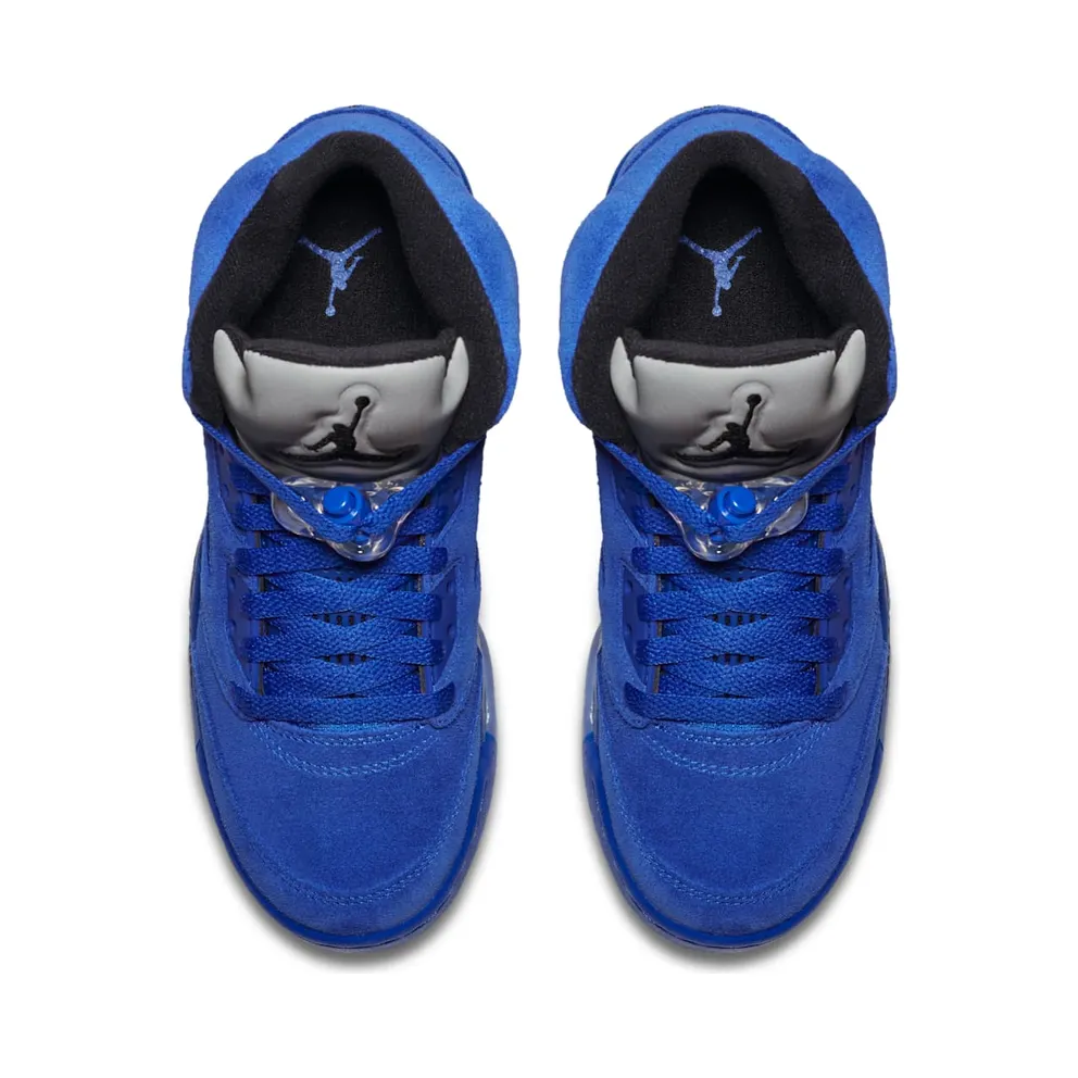 Jordan 5 Retro Blue Suede (GS) Game Royal/Black (440888-401)