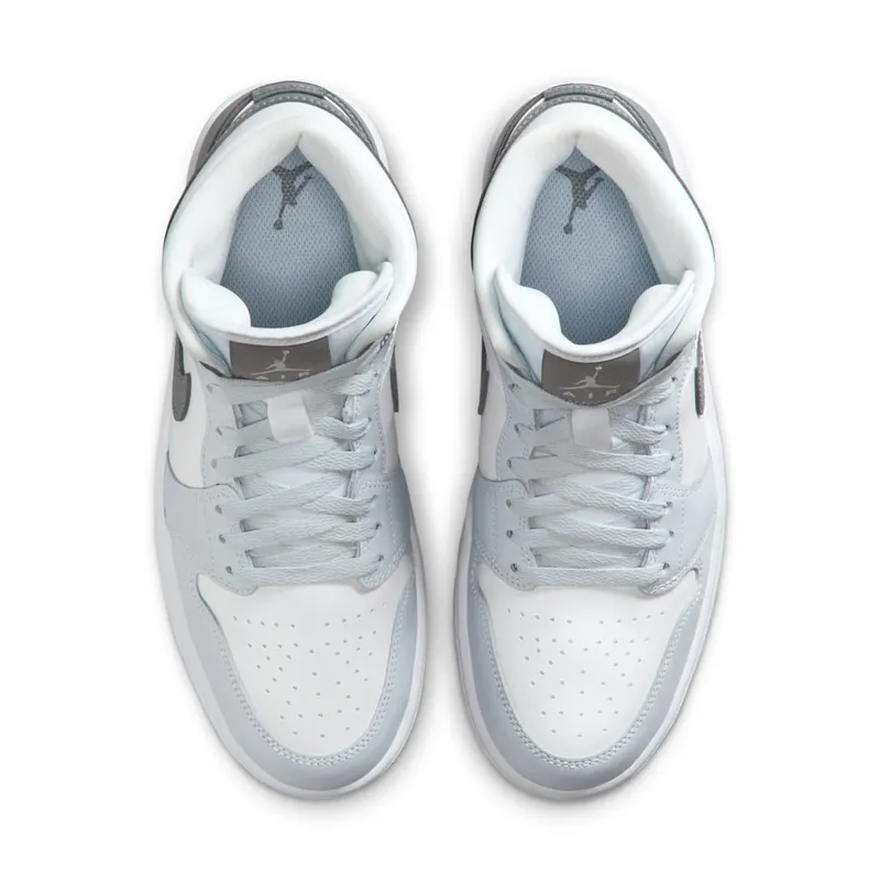 Jordan 1 Mid “White Smoke Grey” (BQ6472-113)