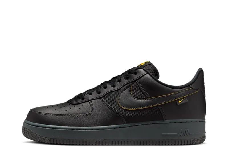 Nike Air Force 1 Low ’07 Ballistic Mesh Black University Gold (FZ4617-001)