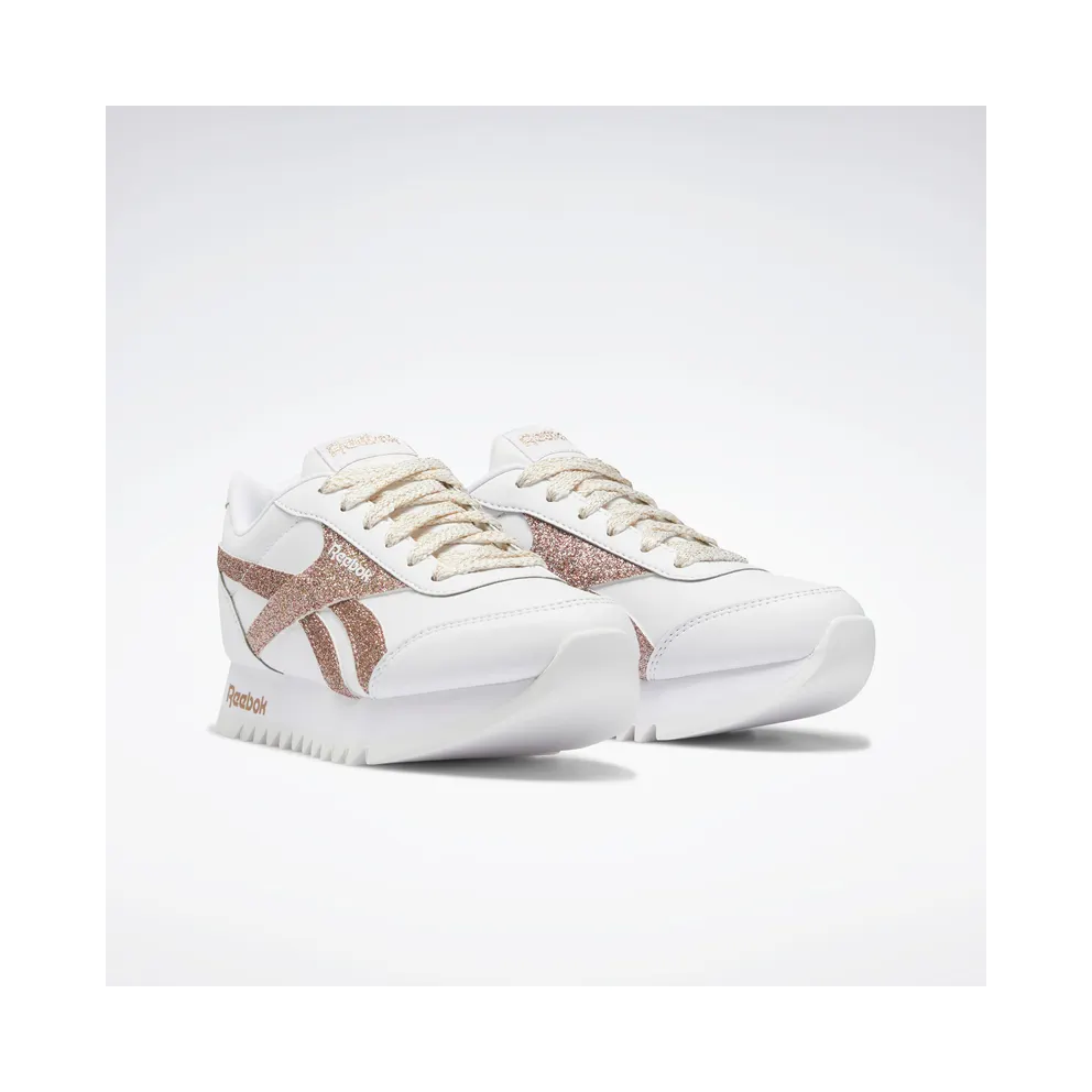 Reebok Royal Classic Jogger 2 Platform Shoes White / White / Golden Bronze