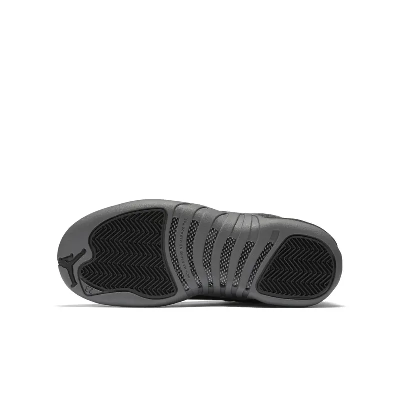 Jordan 12 Retro Wool (GS) Dark Grey/Metallic Silver-Black (852626-003)