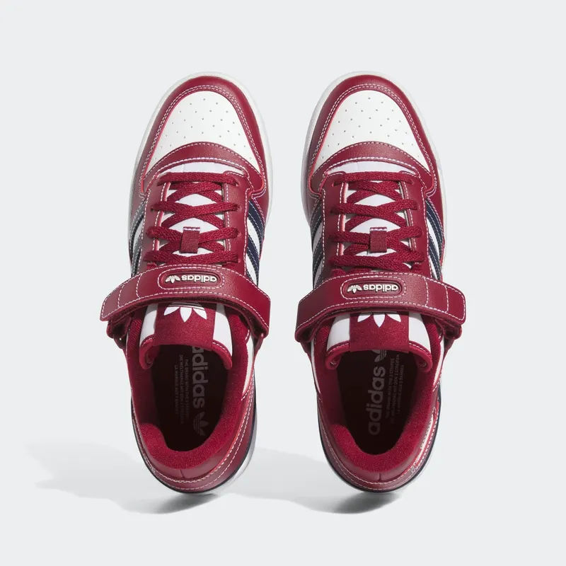 adidas Forum Low Team Collegiate Burgundy Cloud White Collegiate Navy (H03811)