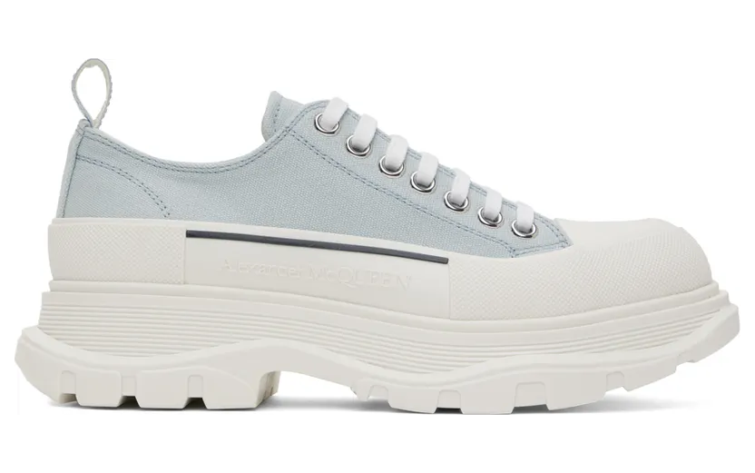 Alexander McQueen Blue Tread Slick Low (705660W4V41)
