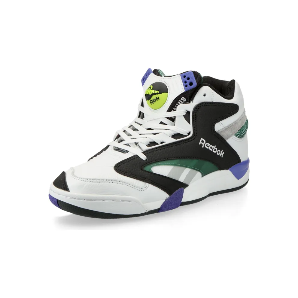 Reebok Shaq Victory Pump Shoes Cloud White / Core Black / Dark Green (H06494)