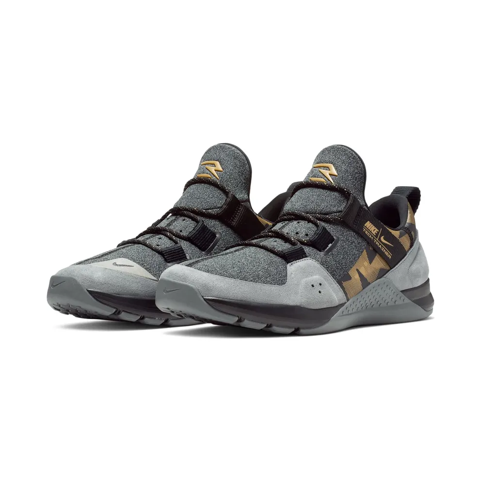 Nike Tech Trainer Russell Wilson Black/Cool Grey-Metallic Gold (AV6257-070)