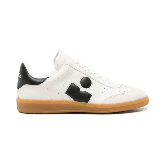 ISABEL MARANT Bryce leren sneakers – Beige (BK0014FAA4E11S)