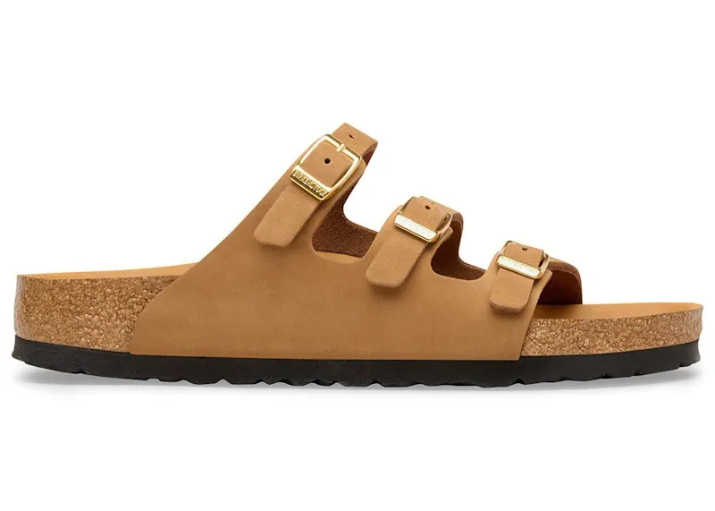 Birkenstock Florida Fresh Nubuck Leather Mink (1031851)