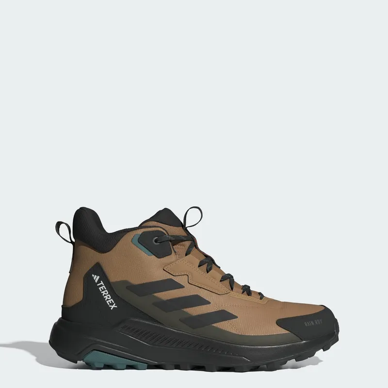 adidas Terrex Anylander Mid Rain Rdy Hiking Cardboard Core Black Shadow Olive (JQ9963)