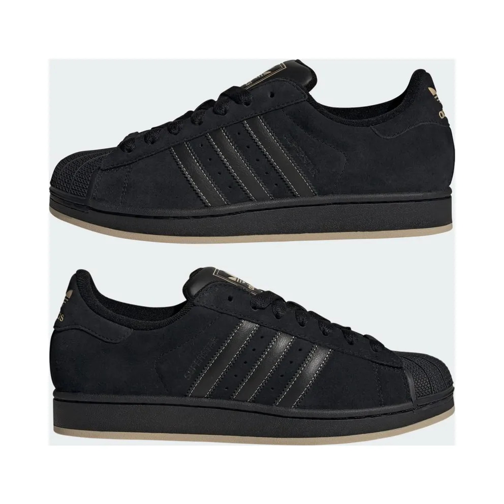 Adidas SUPERSTAR II-Shoes Core Black / Core Black / Stone Khaki (IH9317)