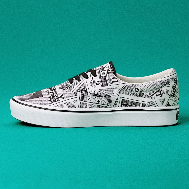 Vans Era ComfyCush Harry Potter Daily Prophet Daily Prophet/True White (VN0A3WM9V9T)