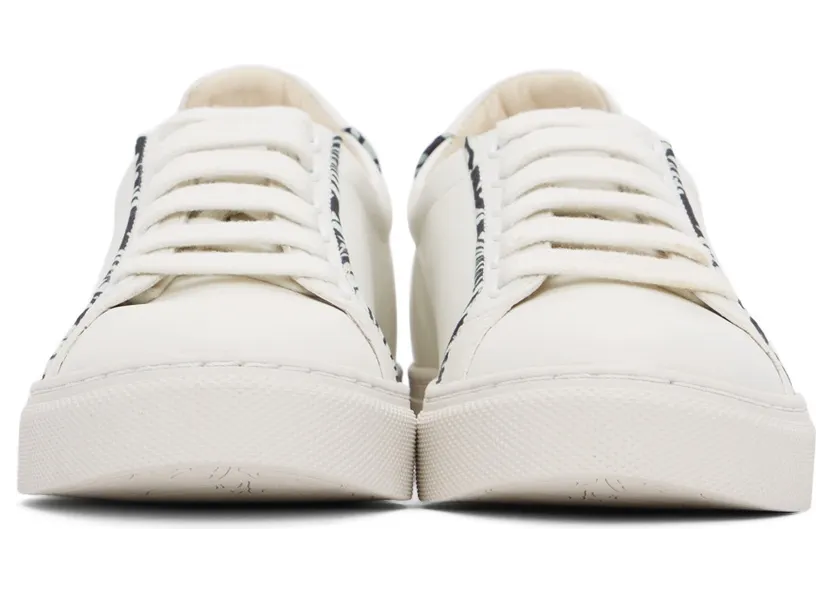 Sophia Webster White Leather Butterfly Sneakers (SSS22108) (2)