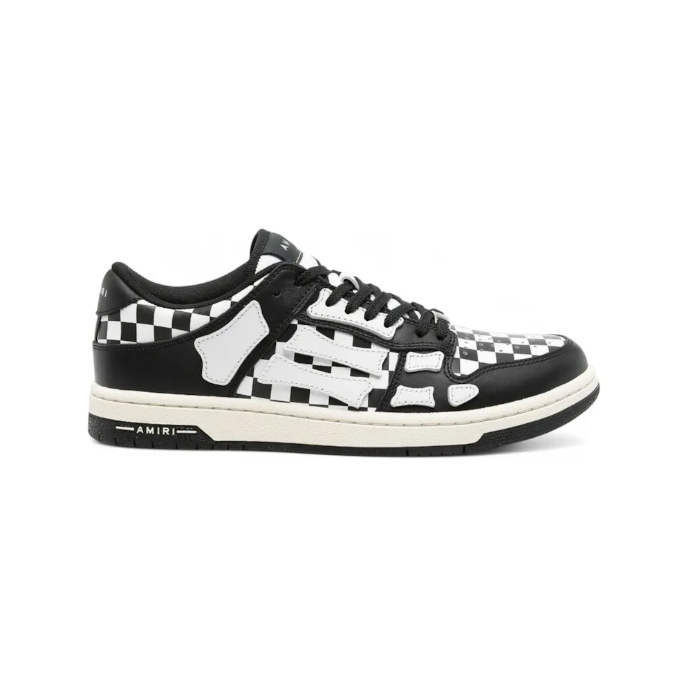 AMIRI Skel Low Checkered Black White (AWFOSR1021-099)