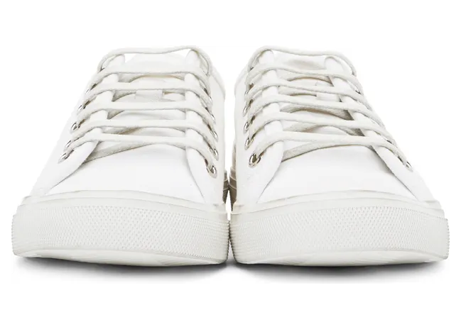 Saint Laurent Black Malibu Low-Top Sneakers (606446 GUZ20) (2)