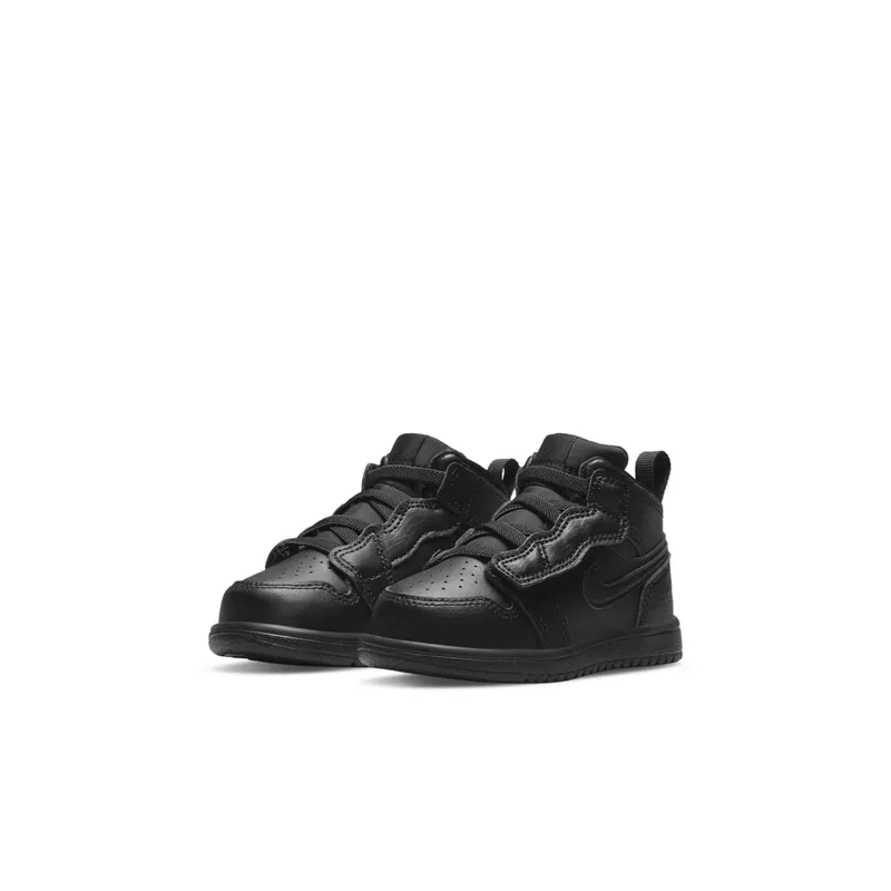 Jordan 1 Mid Baby and Toddler Black (AR6352-091)