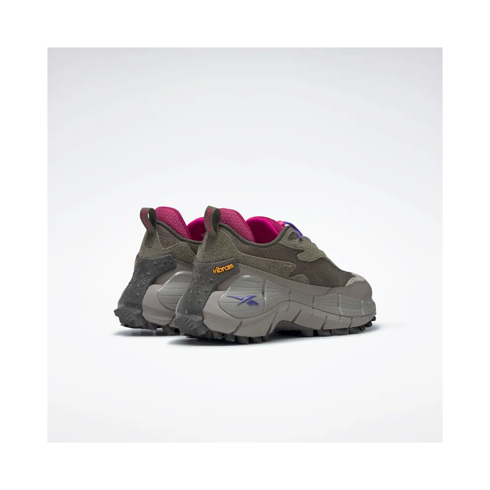 Reebok Zig Kinetica 2.5 Edge Army Green / Boulder Grey / Semi Proud Pink (HR1772)