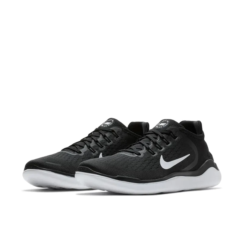 Nike Free RN 2018 Black White Black/White (942836-001)