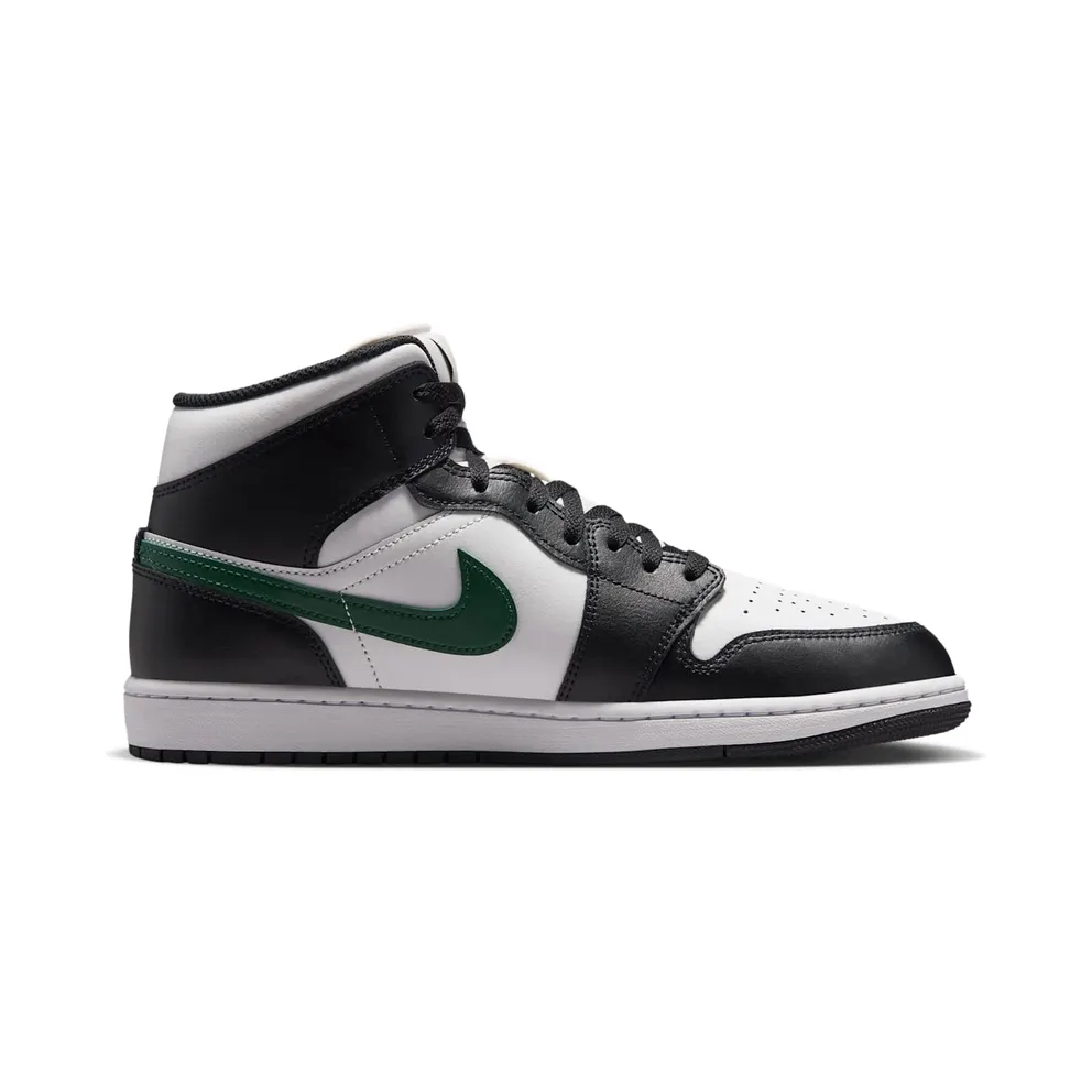 Nike Air Jordan 1 Mid “Black / Gorge Green / Summit White” (DQ8426-004)
