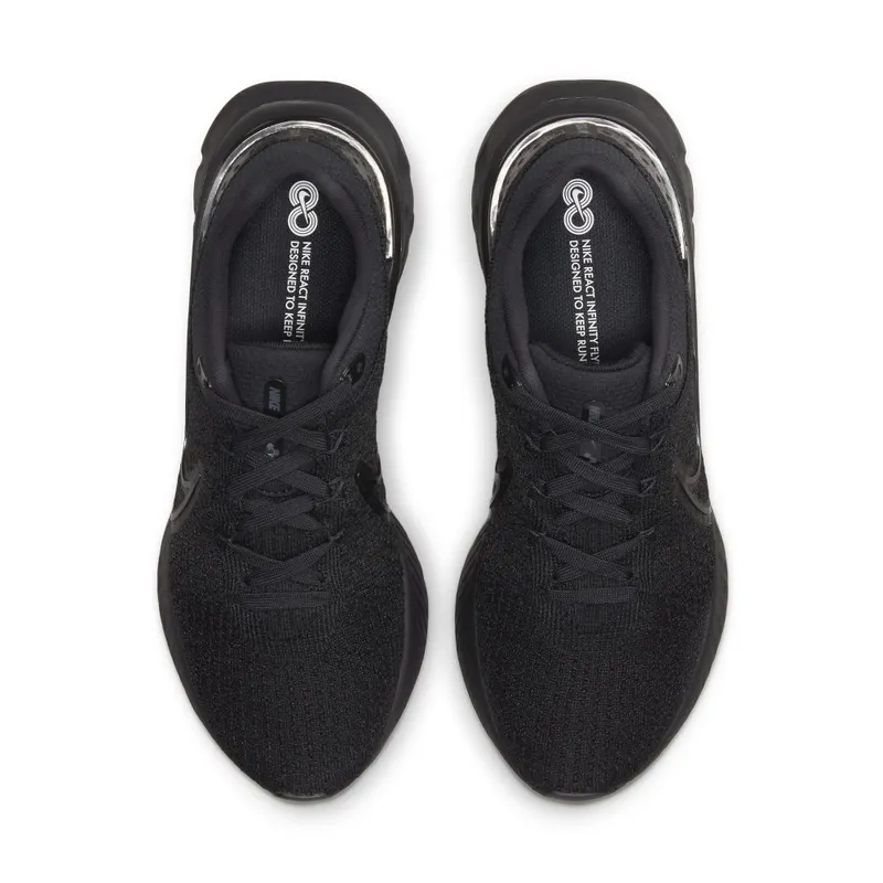 Nike React Infinity Run Flyknit 3 Road Running Black (DH5392-005)