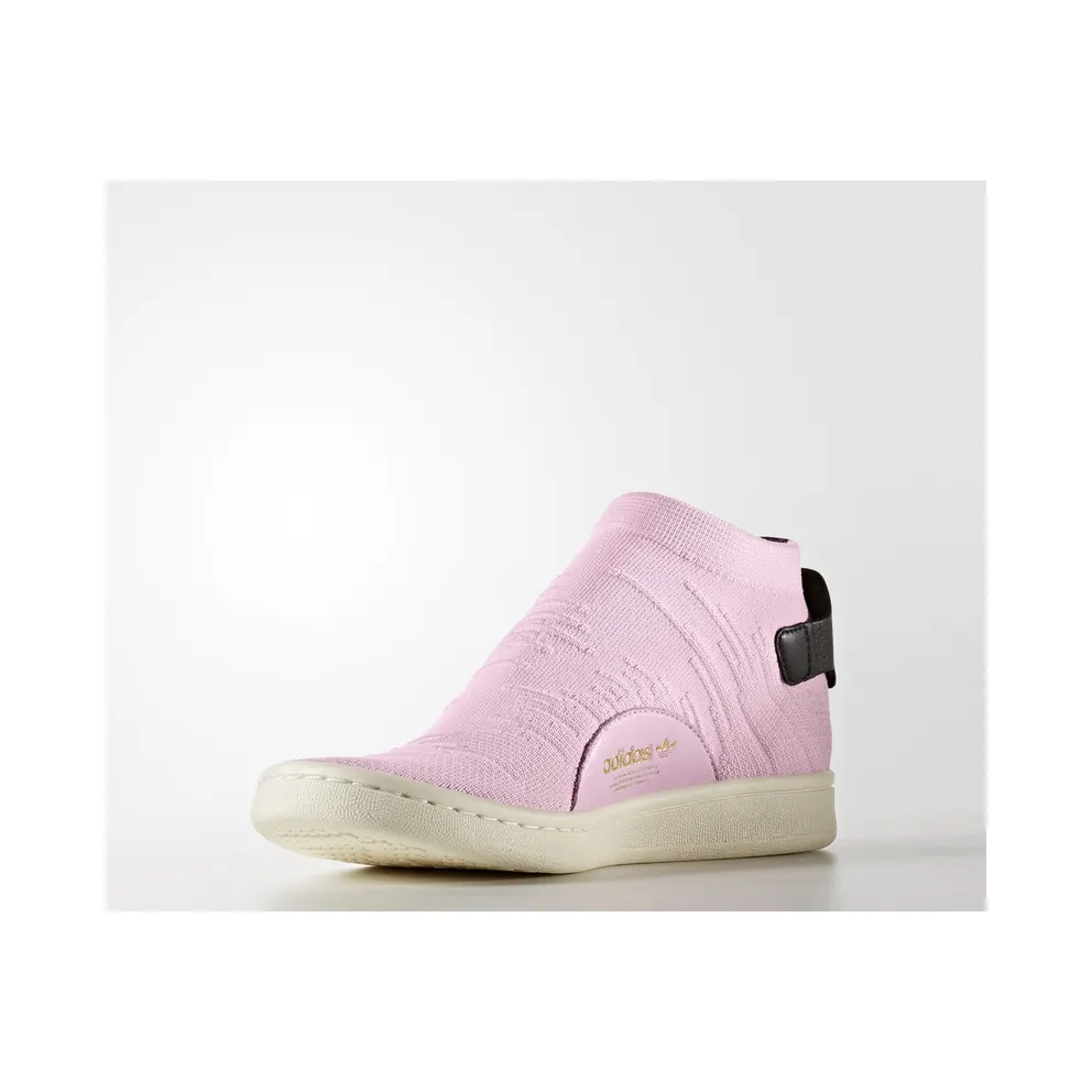 adidas Stan Smith Shock Primeknit Pink (W) Pink/White Gold Metallic Black (BY9250)