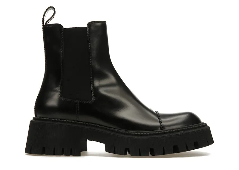 Balenciaga Tractor 20mm Boot Black (636599WA8E91000)