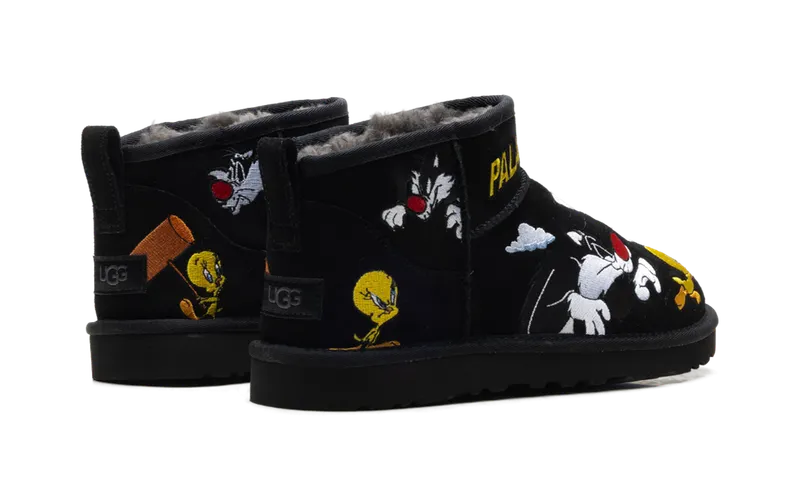 Ugg Ultra Mini “PALACE x Looney Tunes” (1181891-BLK)