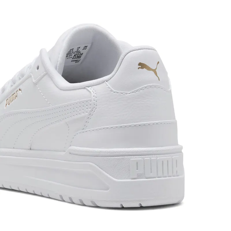 Puma Shuffle Downtown Low “Puma White / Puma White / Puma Gold” (403739_01)