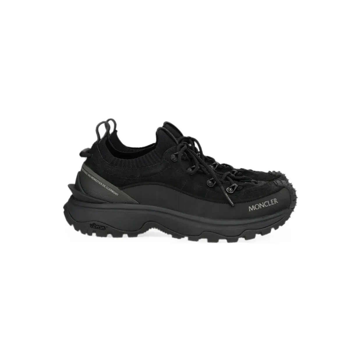 Moncler Trailgrip Lite3 suede “Black” (L209A4M00060)