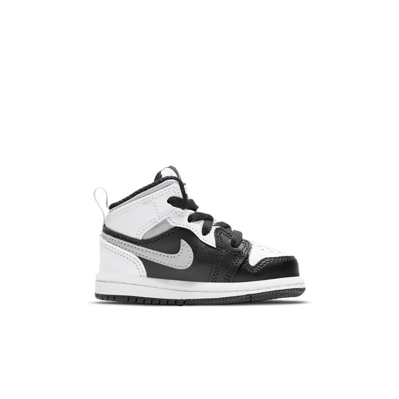 Jordan 1 Mid White Shadow (TD) Black/Medium Grey-White (640735-073)