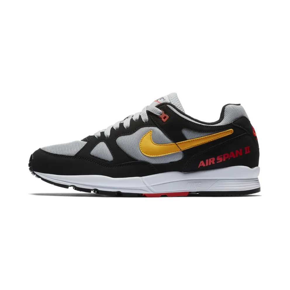 Nike Air Span 2 Black Yellow Ochre Black/Yellow Ochre-Wolf Grey (AH8047-010)