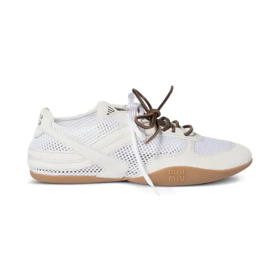 Miu Miu Miu Gymnasium mit Netzeinsatz “Brown” (5E589EF0053KU1)