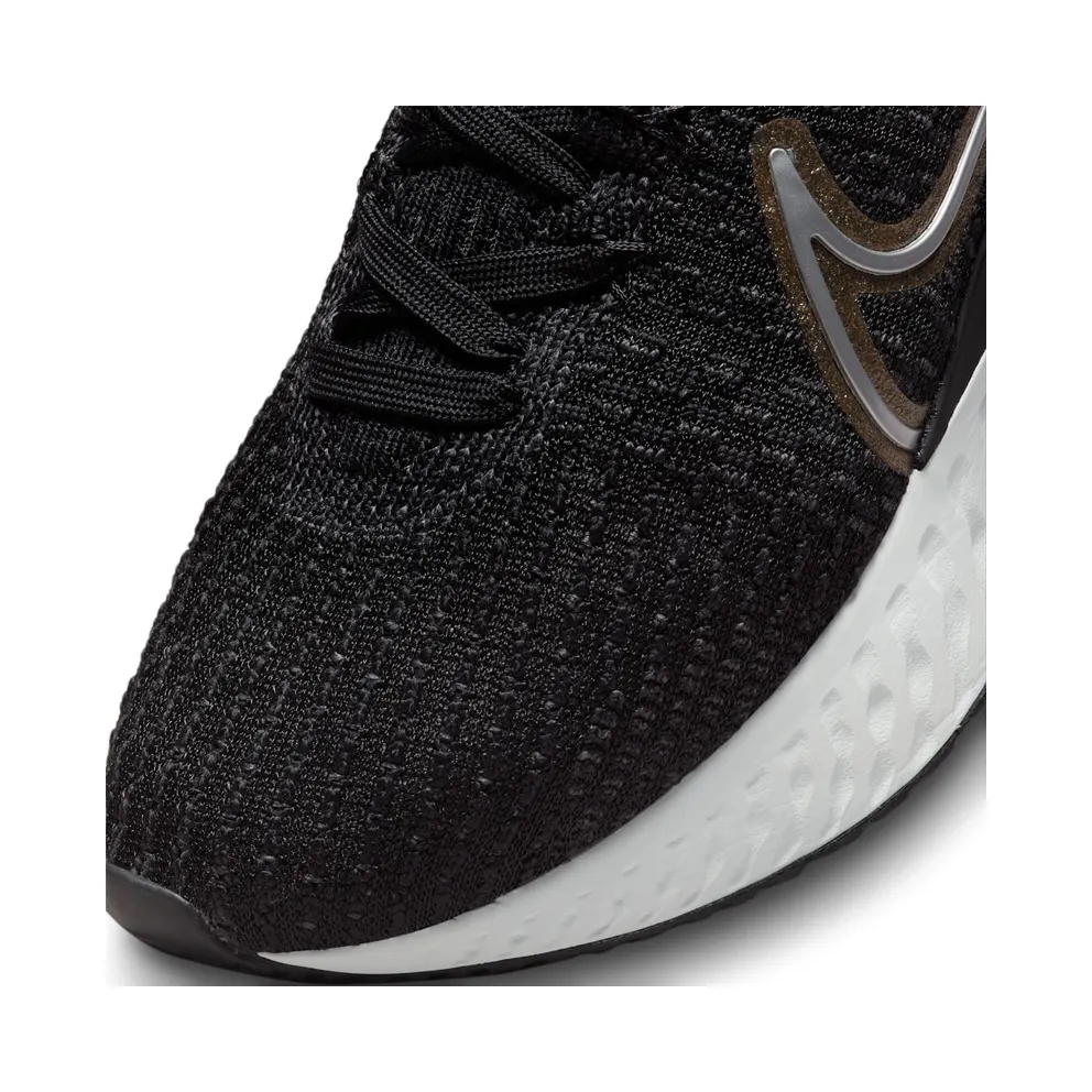 Nike React Infinity Run Flyknit 3 Black Metallic Copper (DD3024-009)