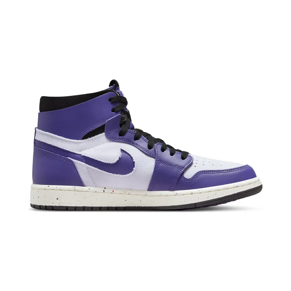 Jordan 1 High Zoom Air CMFT Crater Purple – “White / Crater Purple / Black” (CT0978-501)