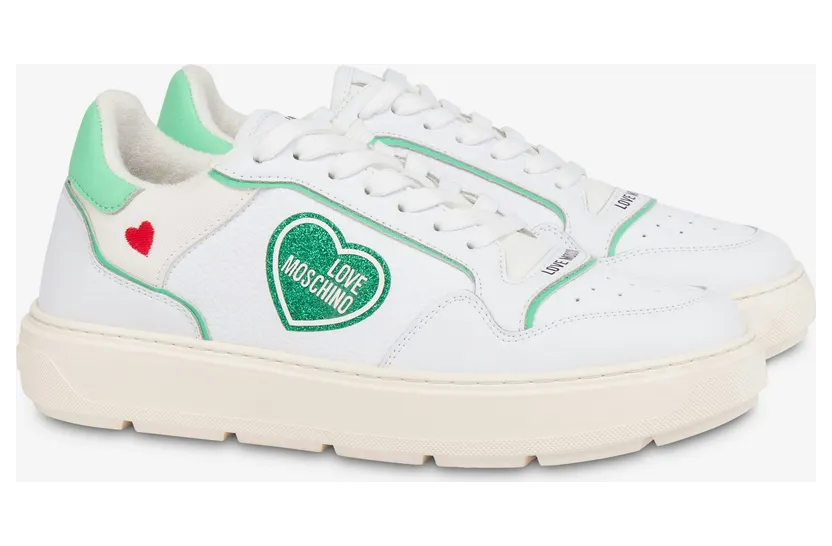 Moschino Sneakers Aus Kalbsleder Bold Love (POLJA15204G1IJC110D)