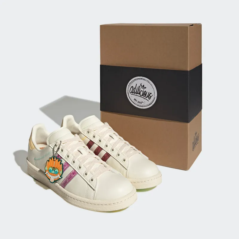 Adidas Campus Kolam Cream White / Cream White / Orange Tint (FZ6569)