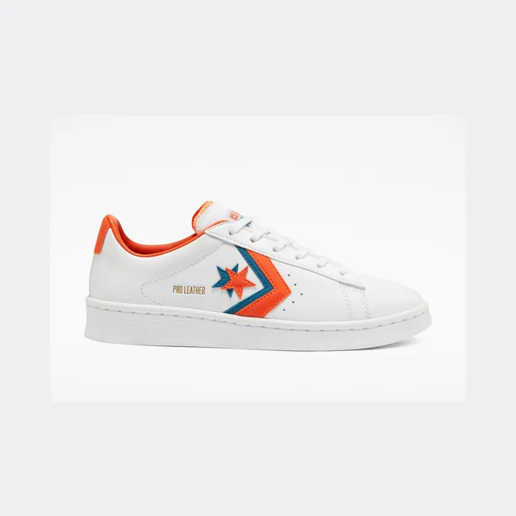 Converse Pro Leather Low ‘Sunblocked – Bold Mandarin’ White/Bold Mandarin (167853C)