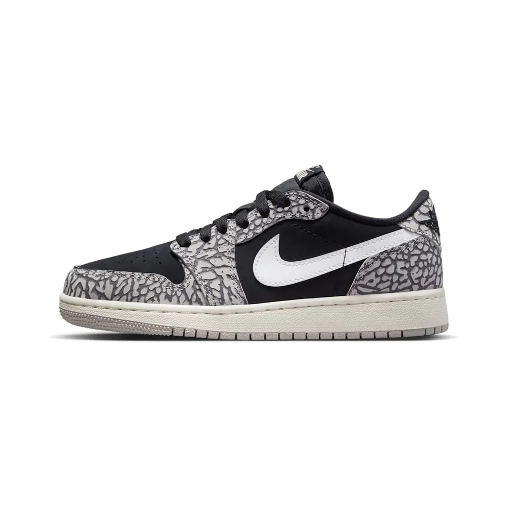 Air Jordan 1 Low GS “Elephant Print” (CZ0858-001)