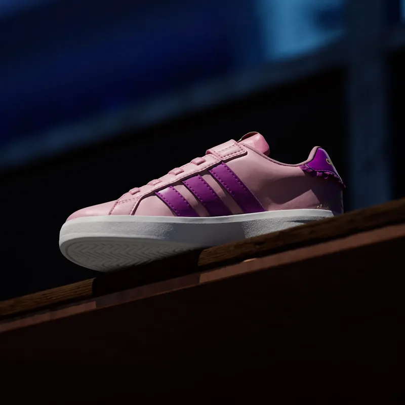 Adidas GRAND COURT 3.0 Shoes KIDS St Tropic Bloom / Purple Burst / Hi-Res Yellow (KI1755)