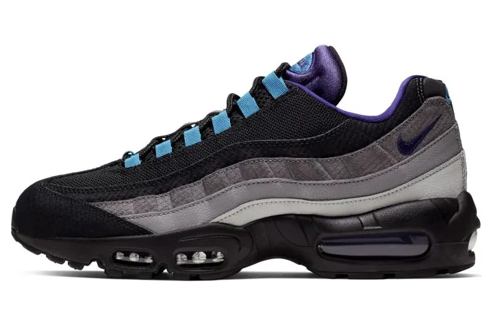 Nike Air Max 95 Black Court Purple Teal Nebula