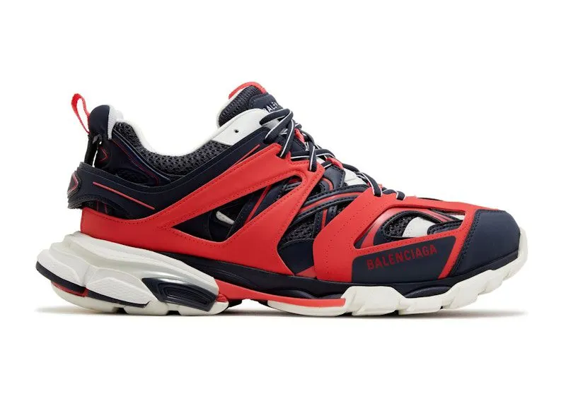 Balenciaga Track LED Red Dark Grey (555036W3AD36129)