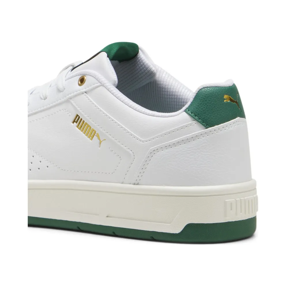 Puma Court Classic “Puma White / Vine / Puma Gold” (395018_03)
