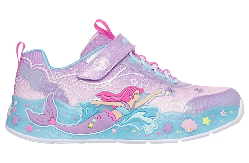 Skechers S-Lights: Mermaid Dreams Sneaker Lavendel