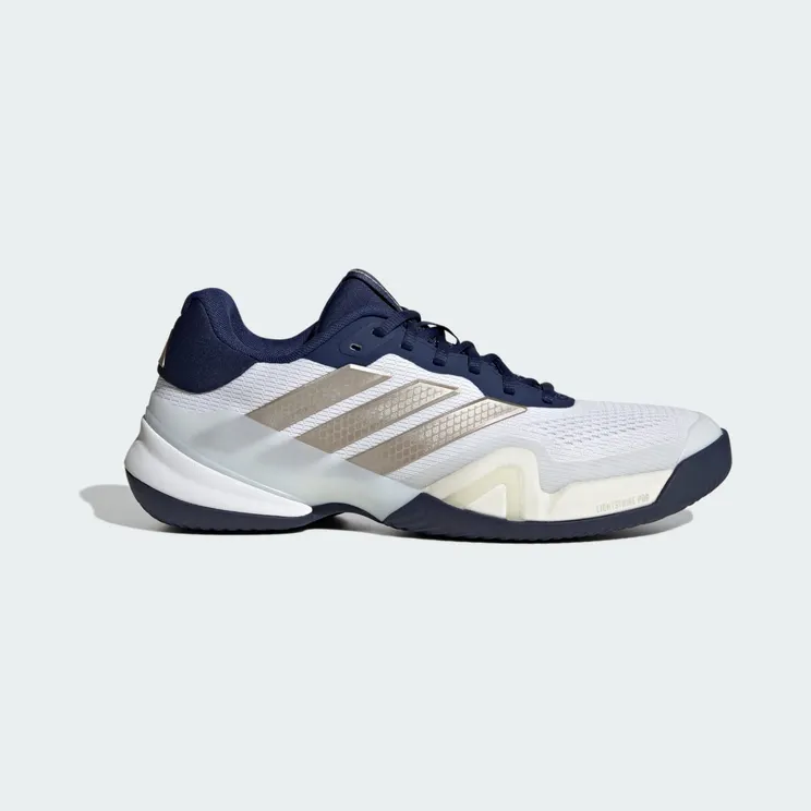 adidas Barricade 14 Clay Tennis “Cloud White / Cyber Metallic / Dark Blue” (JS4113)