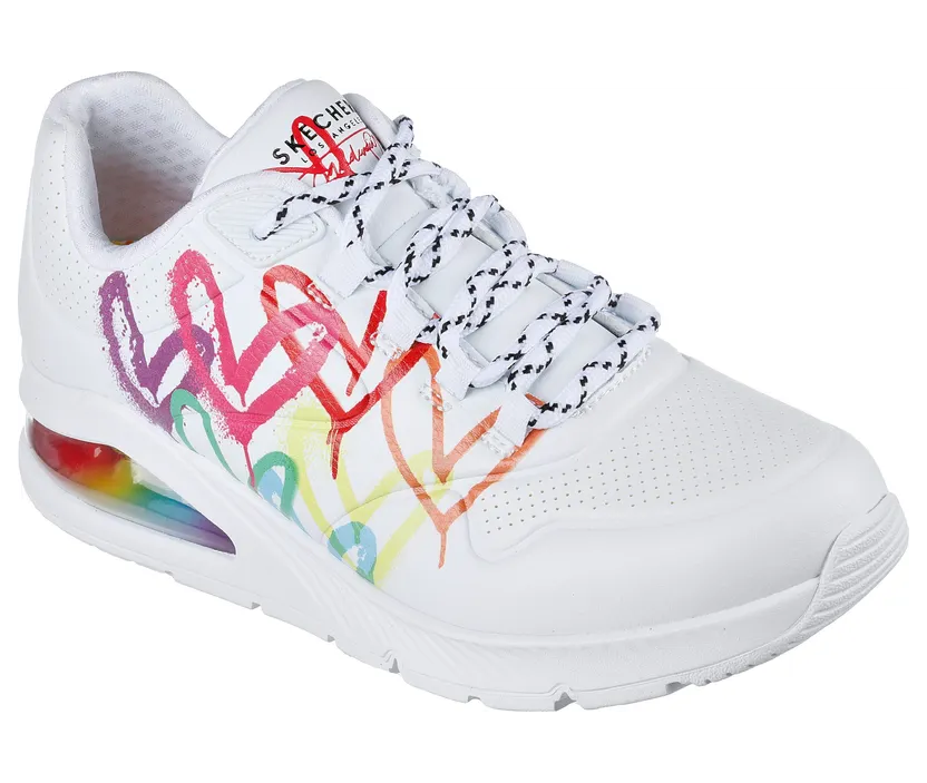 Skechers x JGoldcrown: Uno 2 Floating Love “White (155521 Wht)” (155521WHT)